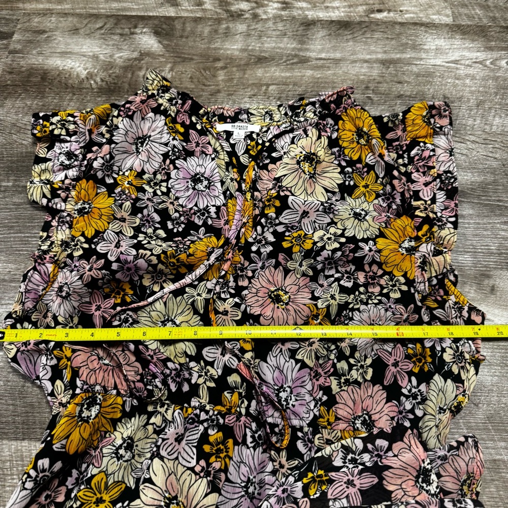 BB Dakota Steve Madden Floral Maxi Dress Size Large - Picture 7 of 9